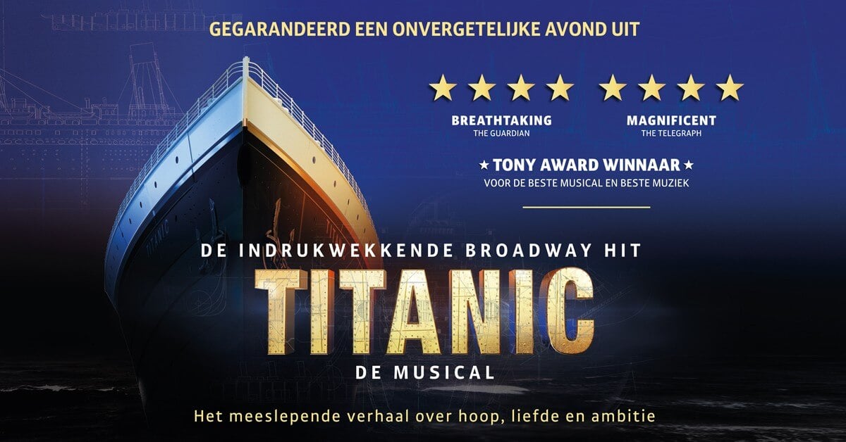 Campagnebeeld Titanic de musical - De Graaf & Cornelissen Entertainment